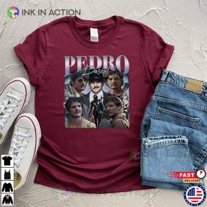 Pedro Pascal TV Series Shirt Pedro Pascal Fan Gifts 4 Ink In Action
