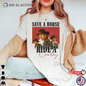 Pedro Pascal Western Save a Horse Shirt 4 Ink In Action