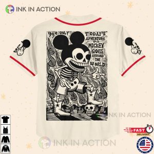 Personalize Mickey Bad Baseball Jersey 1 Ink In Action