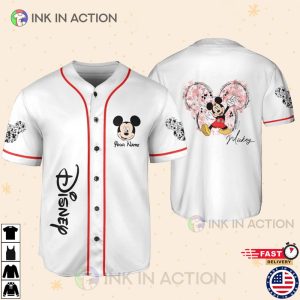 Personalize Mickey Music Baseball Jersey 3 Ink In Action