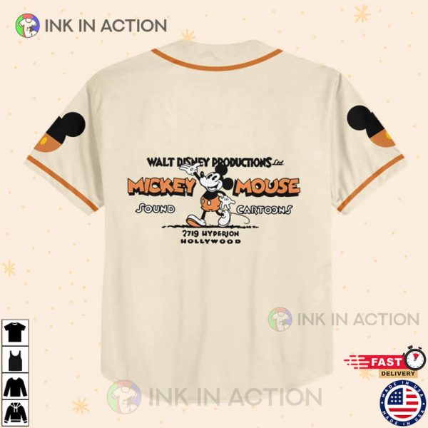 Personalize  Mickey Vintage Baseball Jersey