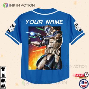 Personalize Starwar Baseball Jersey 1 Ink In Action