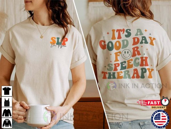 Personalized SLP Shirt, Speech Language Pathologist Gift