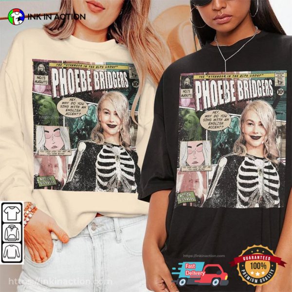 Phoebe Bridgers Comic 90S Vintage T-Shirt