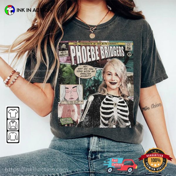 Phoebe Bridgers Comic 90S Vintage T-Shirt