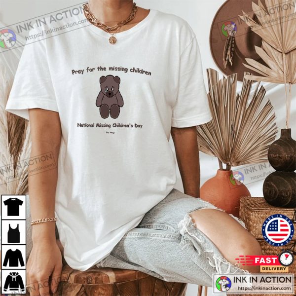 Pray For The Missing Childrens Day T-Shirt