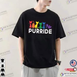 Purride Cat LGBT Flag Shirt