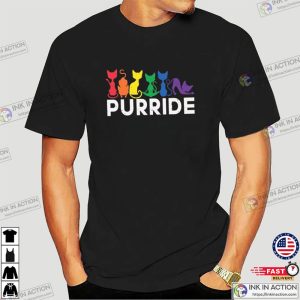 Purride Cat LGBT Flag Shirt