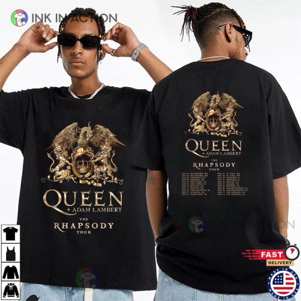 Queen The Rhapsody Tour 2023, Queen Rock Band Fan Shirt