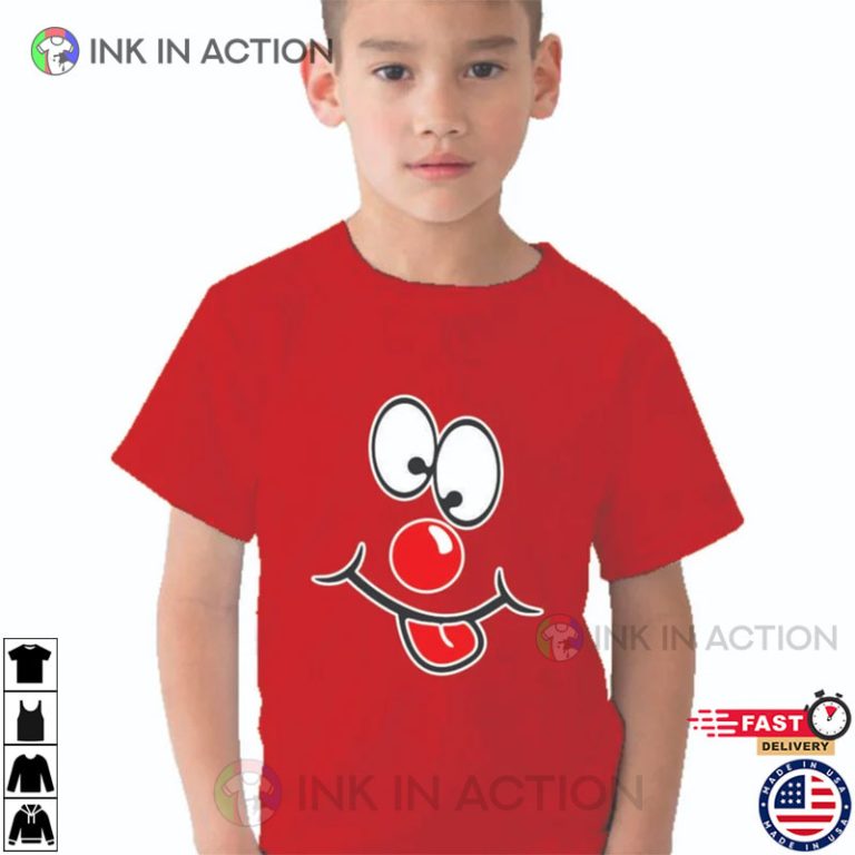 Red Nose Day 2023, Funny Big Nose Shirt Print your thoughts. Tell