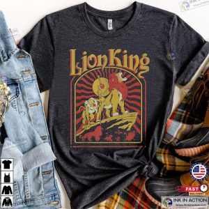 Retro Disney The Lion King Pride Rock Sunset Shirt 4 Ink In Action