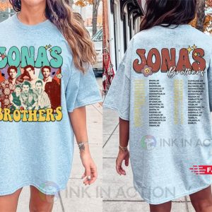 Retro Jonas Brothers Comfort Colors Shirt jonas brothers concert 2 Ink In Action