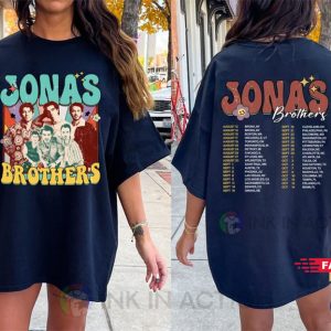 Retro Jonas Brothers Comfort Colors Shirt jonas brothers concert 3 Ink In Action