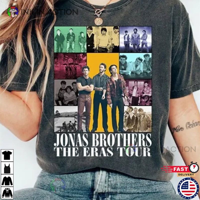 Retro Jonas Brothers The Eras Tour Comfort Colors Shirt, Jonas Brother Merch