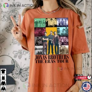Retro Jonas Brothers The Eras Tour Comfort Colors Shirt Jonas Brother Merch Ink In Action