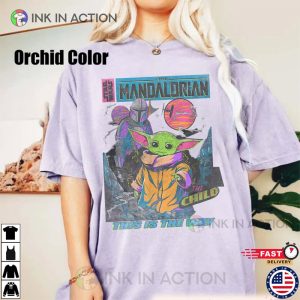 Retro Mandalorian And Baby Yoda Comfort Colors T-shirt, This Is The Way