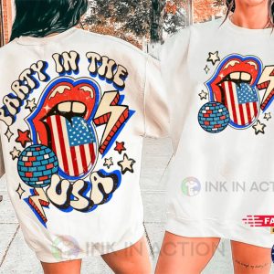 Retro Party in the USA, Happy 4th Of July T-Shirt