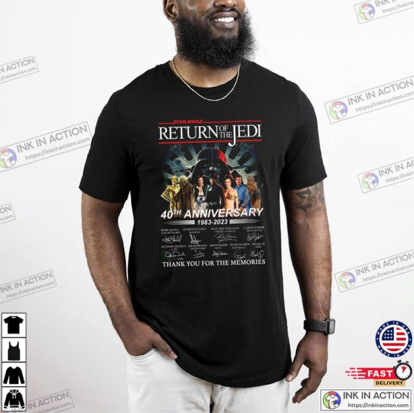 Return Of The Jedi 40Th Anniversary 2023 Movie Shirt