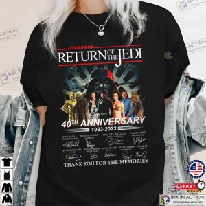 Return Of The Jedi 40Th Anniversary 2023 Movie Shirt 3 Ink In Action