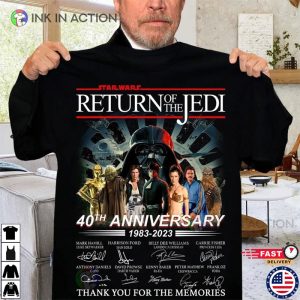 Return Of The Jedi 40Th Anniversary 2023 Movie Shirt 4 Ink In Action