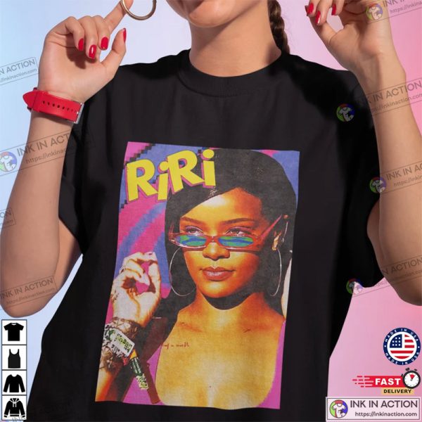 Rihanna Don’t Stop The Music Unisex T-shirt, Portrait Rihanna T-shirt