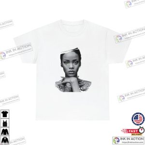 Rihanna Painted T-Shirt, Rihanna Graphic Tee