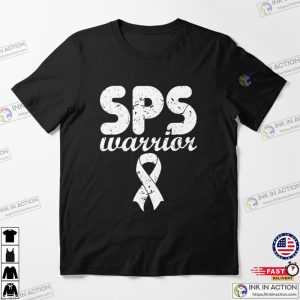 SPS Warrior Awareness Stiff Person Syndrome White Ribbon Classic T-shirt