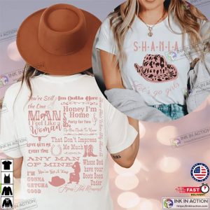 Shania Twain Two Sided Concert Tee 1 Ink In Action