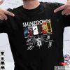 Shinedown Band Signatures Graphic T-shirt, Shinedown Live Tour Merch Fan Lovers