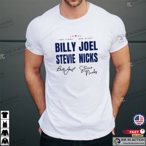 Signature Billy Joel Stevie Nick Tour T shirt billy joel concert 1 Ink In Action