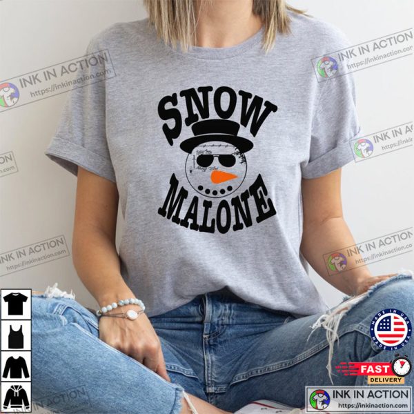 Snow Malone Fall Season Shirt, Funny Post Malone T Shirt