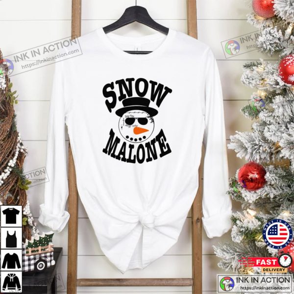 Snow Malone Fall Season Shirt, Funny Post Malone T Shirt