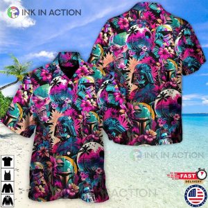 Special Star Wars Synthwave Hawaiian Shirt For Men 2 Ink In Action 1