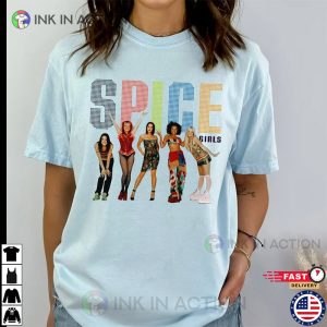 Spice Girls Comfort Colors Graphic T shirt spice girls members 1 Ink In Action