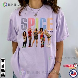 Spice Girls Comfort Colors Graphic T shirt spice girls members 2 Ink In Action