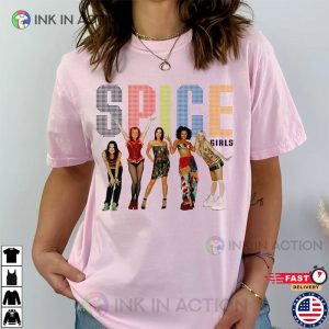 Spice Girls Comfort Colors Graphic T shirt spice girls members 3 Ink In Action