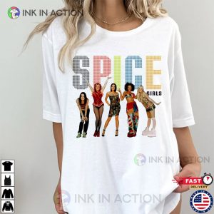 Spice Girls Comfort Colors Graphic T shirt spice girls members 4 Ink In Action