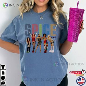 Spice Girls Comfort Colors Graphic T shirt spice girls members 5 Ink In Action