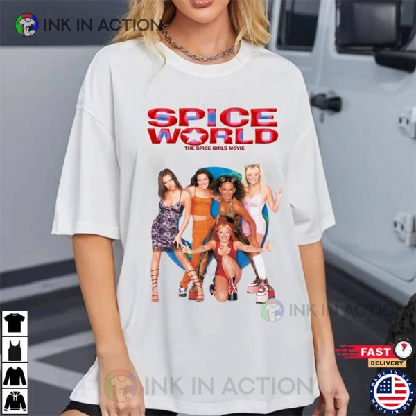 Spice Girls Vintage 90s Tee, Girl Bands T-shirt