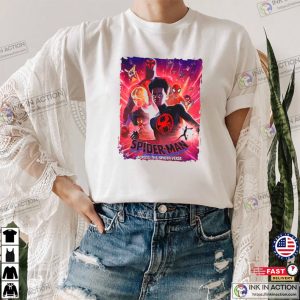 Spider Man Across The Spider Verse Disney T Shirt 2 Ink In Action
