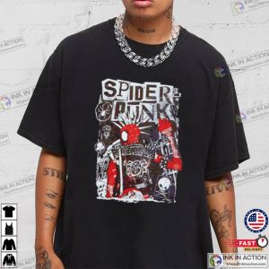 Spider Man Across The Spider Verse Spider Punk shirt 3 Ink In Action