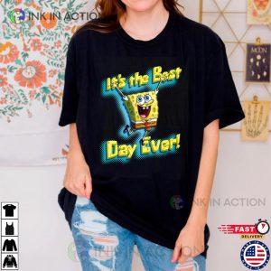 SpongeBob Square Pants-It’s The Best Day Ever Graphic T-Shirt