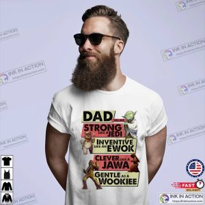 Star Wars Best Dad top dad shirt funny dad gifts Ink In Action