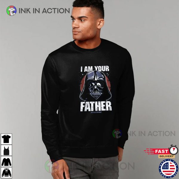 Star Wars Darth Vader I Am Your Father Portrait T-Shirt