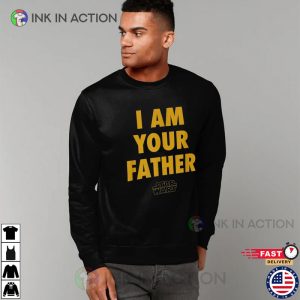 Star Wars Vader Father i am your father Black T Shirt Ink In Action