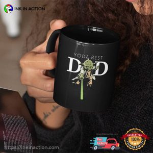 Star Wars Yoda Lightsaber Best Dad Fathers Day Mug Ink In Action