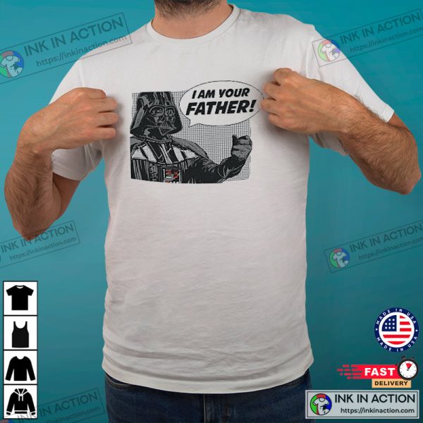 Star Wars Darth Vader I Am Your Father Pop Art T-Shirt