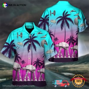Star Wars summer beaches aloha shirt Ink In Action