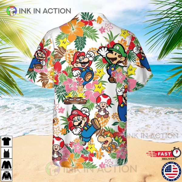 Super Mario And Friends Hawaiian Shirt