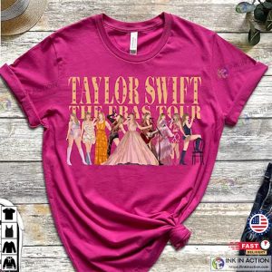 Taylor Swift The Eras Tour taylor swift 2023 tour Hot T shirt 4 Ink In Action